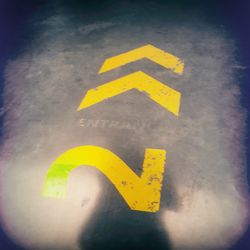 Low angle view of road sign