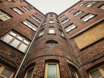 Low angle view of building against clear sky