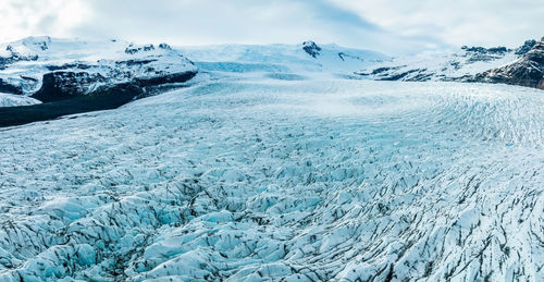 Iceland, jokulsarlon lagoon, beautiful cold landscape picture