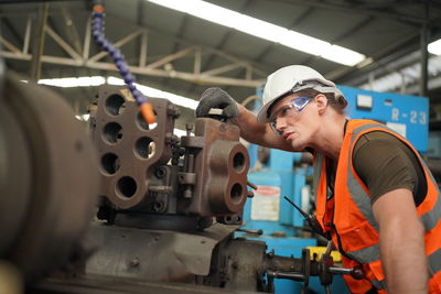 Man working in factory