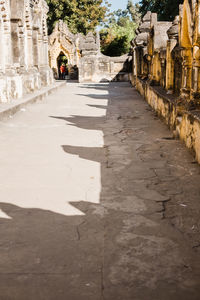 Footpath in a building