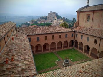 View of historic building against sky