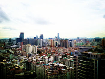 Cityscape against sky