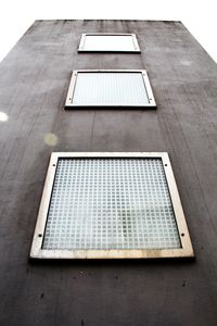 Low angle view of apartment building against sky