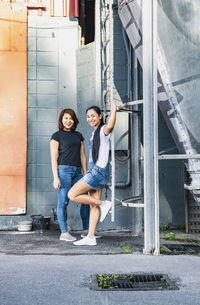 Two female friends in bangkok