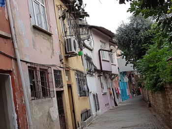 Low angle view of buildings in city