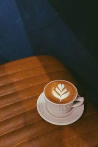 Close-up of coffee on table