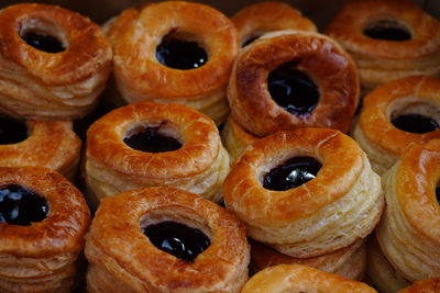 Street photos of cakes sold in the street market in jakarta, indonesia