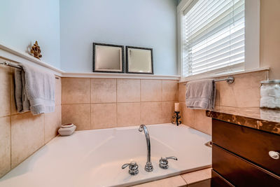 View of bathroom at home