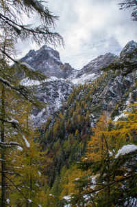 Scenic view of mountain against sky