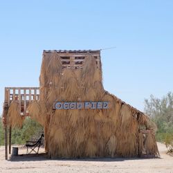 Built structure against clear sky