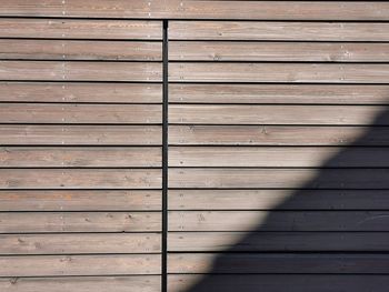 Full frame shot of wooden wall