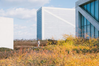Low angle view of building against sky