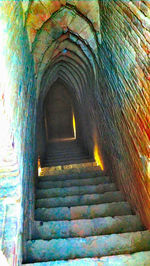 Staircase in old building