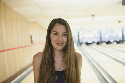 Portrait of a smiling young woman