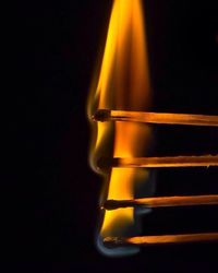Close-up of fire