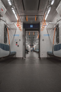 Interior of train