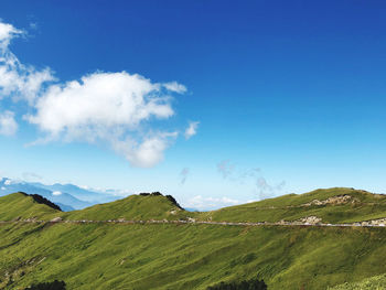 Scenic view of landscape against sky