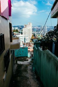 View of buildings in city