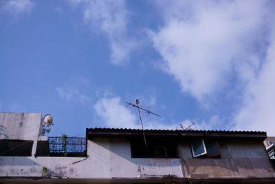 Low angle view of building against sky