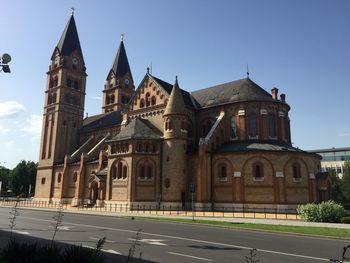 Cathedral against sky in city