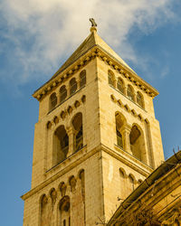 Low angle view of historical building against sky