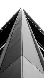 Low angle view of modern building against sky