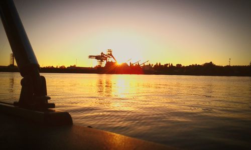Scenic view of sunset
