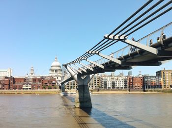 Built structure against clear blue sky