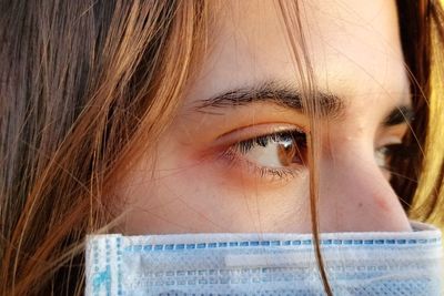 Close-up portrait of girl