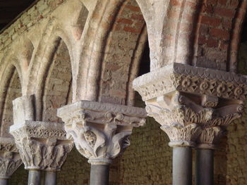Low angle view of historical building