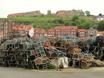 Crab pots by street
