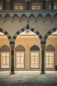 Entrance of historic building