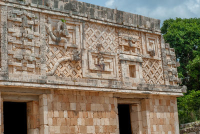 Low angle view of old building