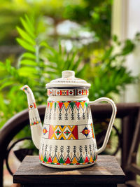 Enamel teapot