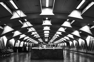 Interior of modern building