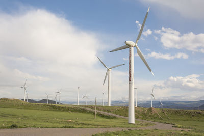 Windmills farm modern power generation technology