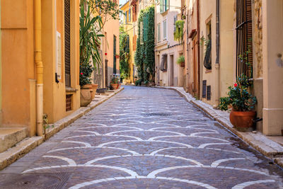 Street amidst buildings in city