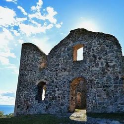 Low angle view of old building
