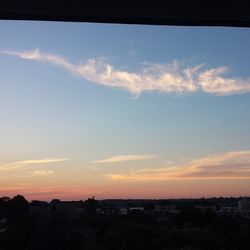 Scenic view of landscape at sunset