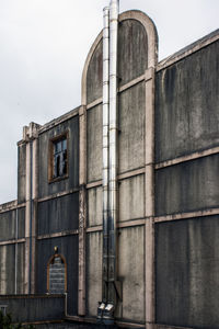 Low angle view of building against sky