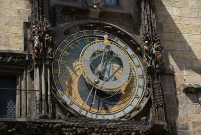 Low angle view of clock tower