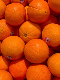 Full frame shot of oranges