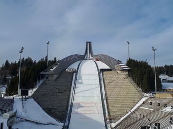 Panoramic view of buildings against sky