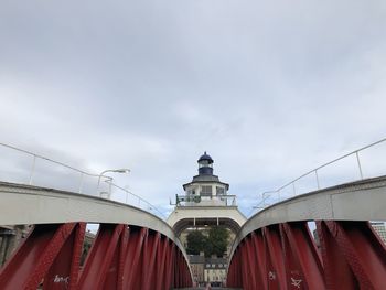 Low angle view of building against sky