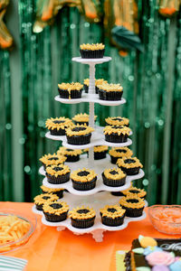 Close-up of cupcakes