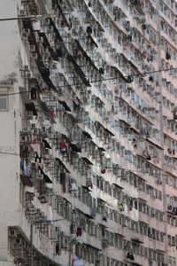 Low angle view of buildings in city
