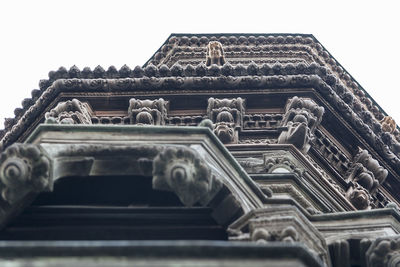 Low angle view of statue in temple