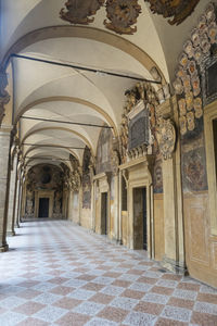 Corridor of historic building