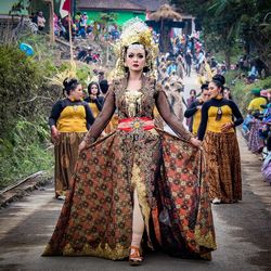 Group of people in traditional clothing